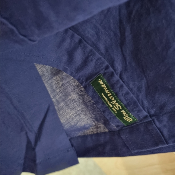 90s Ben Sherman navy/striped Multicoloured Cotton shirt sz large - Picture 4 of 6